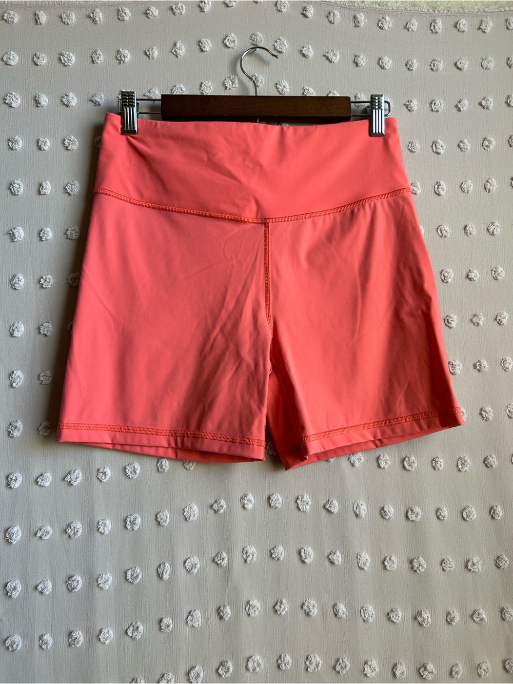 Savage X Fenty Sport‎ 5.5” Inseam Biker Shorts Sz M Peach Pink